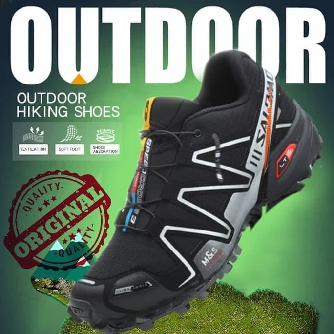 PROMO TERBATAS SEPATU GYM PRIA~ SEPATU SALOMON SPEEDCROSS 3 ORIGINAL IMPORT HIKING & RUNNING SHOES -