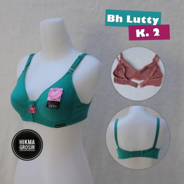 ORIGINAL |   BH LUTTY KANCING TIGA &amp; DUA| bra sport lutty berkualitas | pakaian dalam | bra sport