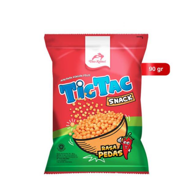 2 Pcs Dua Kelinci TicTac Pedas 90 gram