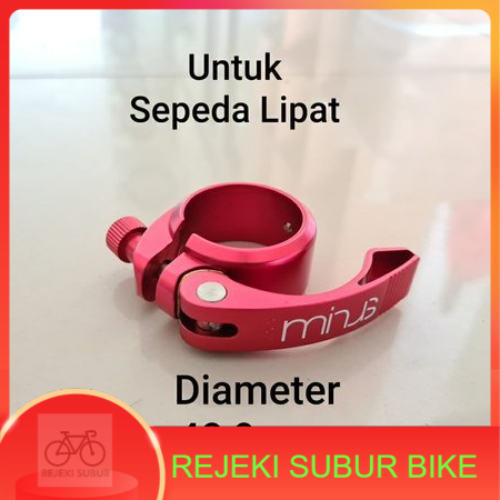 Seatclamp MINUS Sepeda Lipat Penjepit Clamp Clemp clemp Seatpost Saddle Sadel 40.9 mm atau 41 mm
