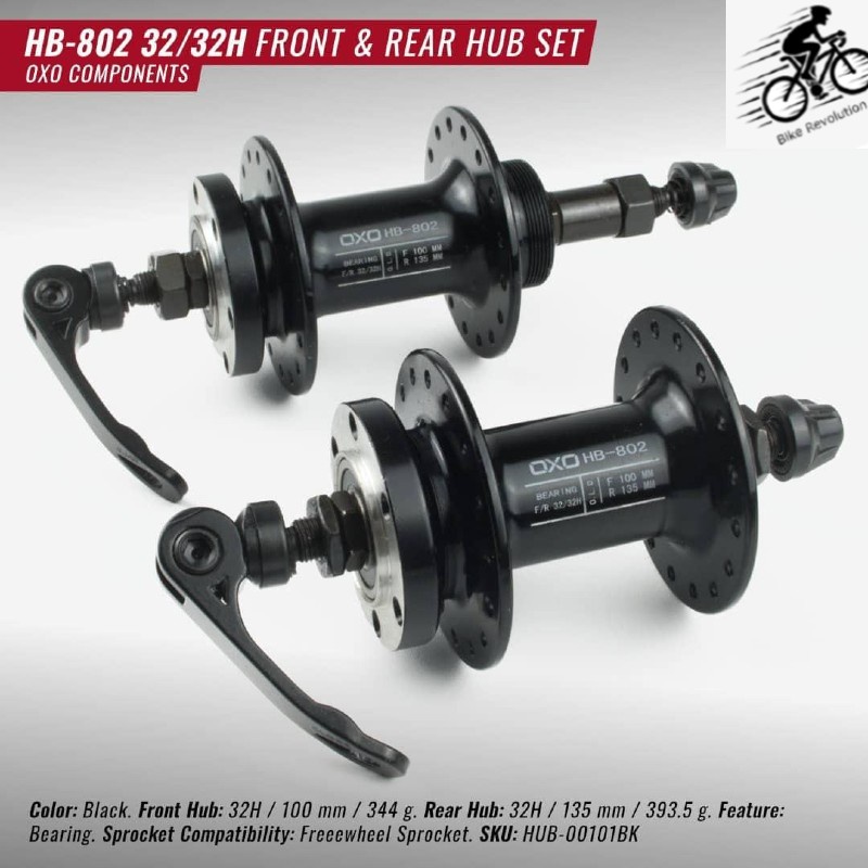 Hub Freehub Oxo Bearing Alloy 32H Drat