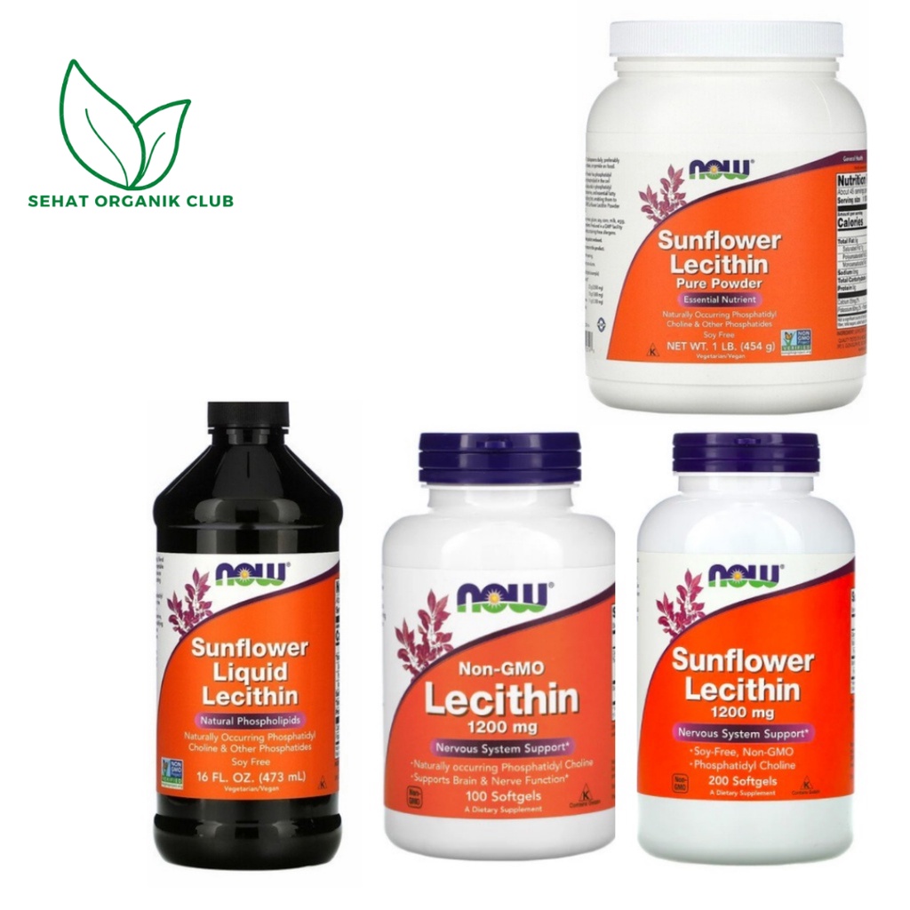 Now lecithin 1200 mg 200 Caps ; Now Foods Lecithin 1200 mg 100 Softgels ; Now Foods Sunflower Lecith