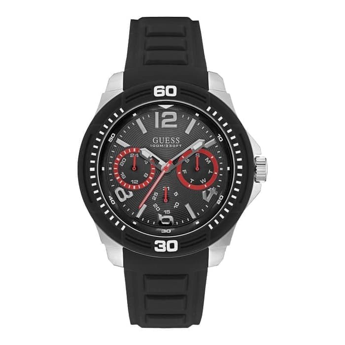 GUESS W0967GI Tread - Jam Tangan Pria - Hitam