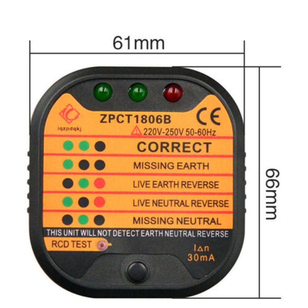 POPULAR Populer Induk Socket Tester Tahan Lama Tes Polaritas Malfungsi Listrik Cek Patahan