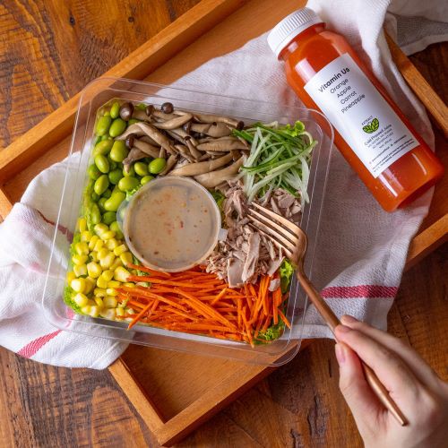 

Japanese Salad and Vitamin Us