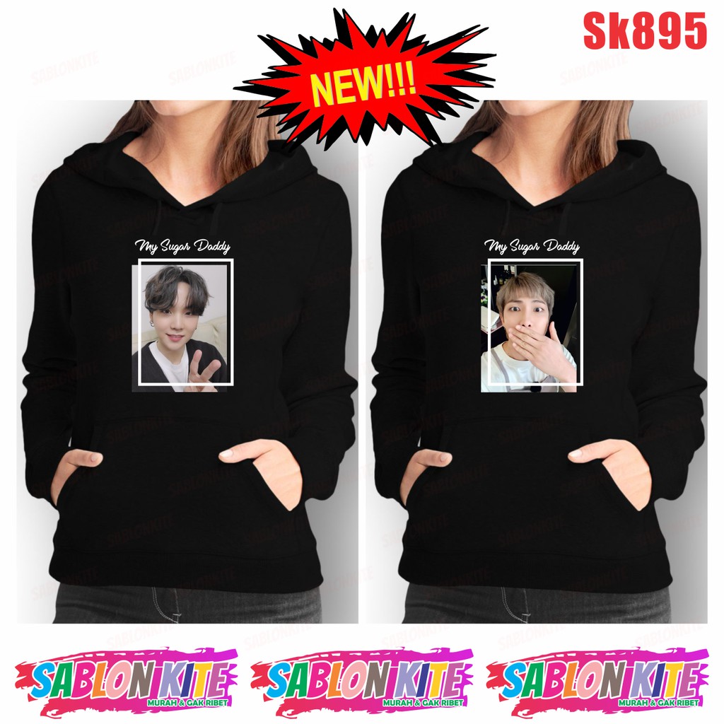 MURAH!!! HOODIE KPOP SUGAR DADDY SK895 JIMIN JUNGKOOK TAEHYUNG NAMJOON SUGA SEOKJIN JHOPE