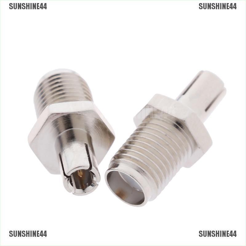 2pcs Adapter Konektor SMA Female Jack Ke TS9 Male RF