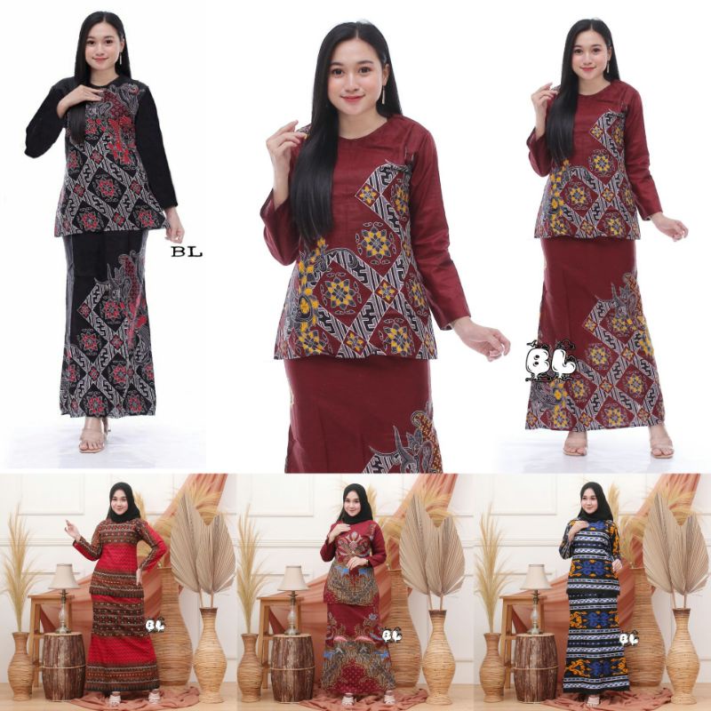 NEW RNB Set Rok - BAJU KURUNG WANITA MELAYU TERBARU SETELAN BATIK WANITA ROK BATIK TERLENGKAP TERMUR