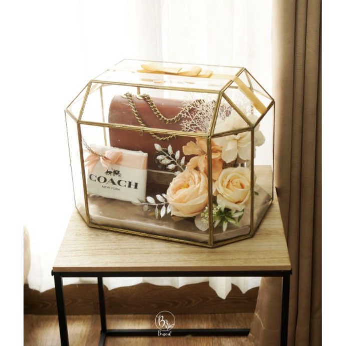 Box Seserahan S8 Dome Alas Datar | Terarium Mahar | Box Sangjit | Tempat Seserahan