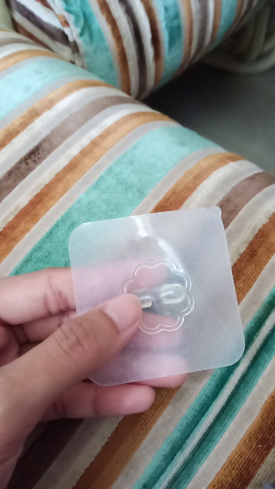 [1pcs] Gantungan Model Hook Perekat / Tempelan Dinding Transparan