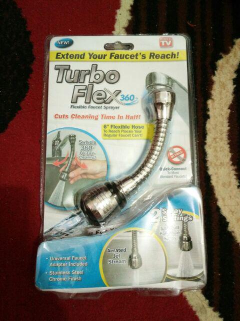 Turbo Flex 360 Flexible Faucet Sprayer / Keran Wastafel