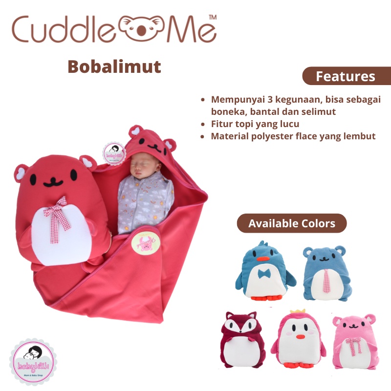 CUDDLE ME - BOBALIMUT (Boneka Bantal Selimut)