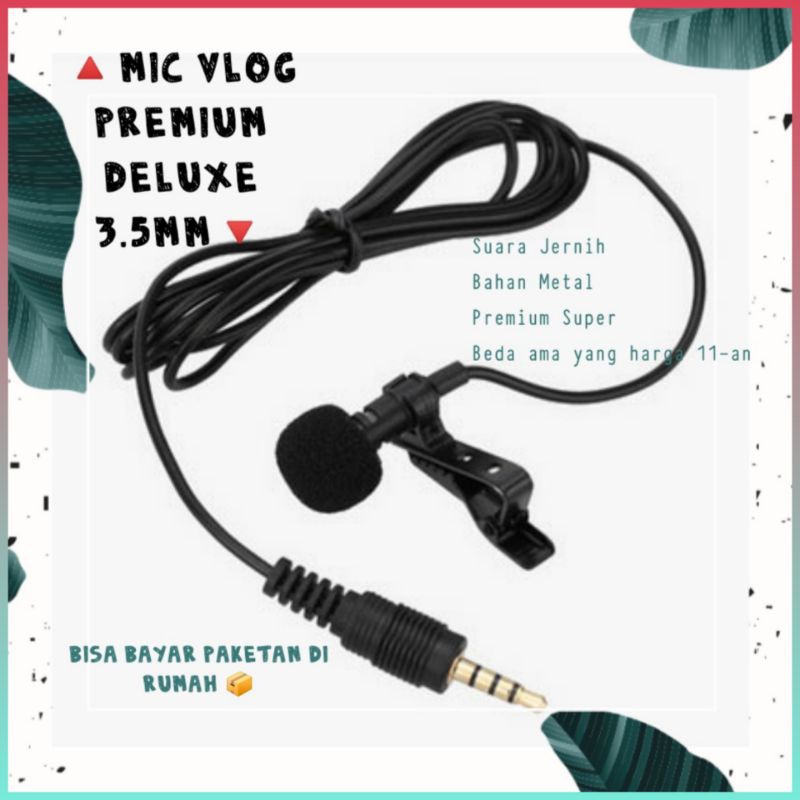 PREMIUM Microphone Youtuber | Microphone untuk HP Laptop PC | Microphone | Mic Vlog | Others