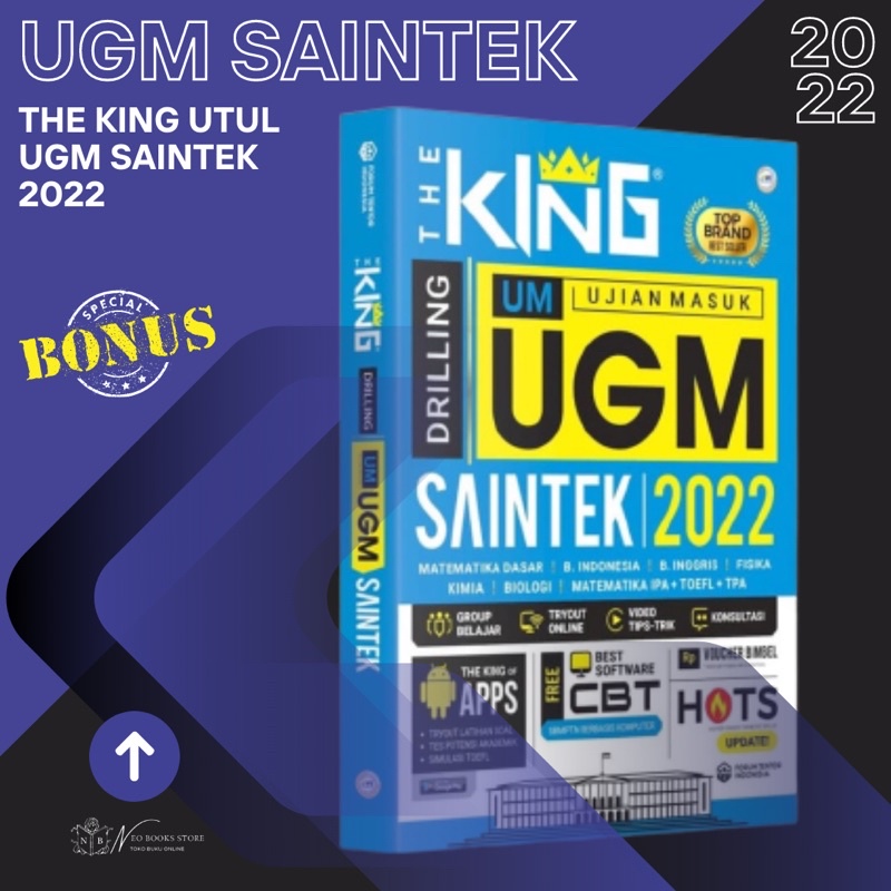 Jual THE KING DRILLING UM UGM SAINTEK 2021-2022 - BUKU UJIAN MASUK UGM ...