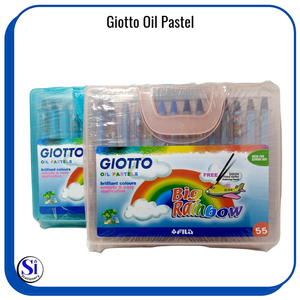 

Crayon Oil Pastel Giotto BIG RAINBOW 55 warna Briliant Colour 295000