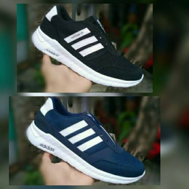 Sepatu Adidas Cloudfoam RUNNING /kets/olahraga