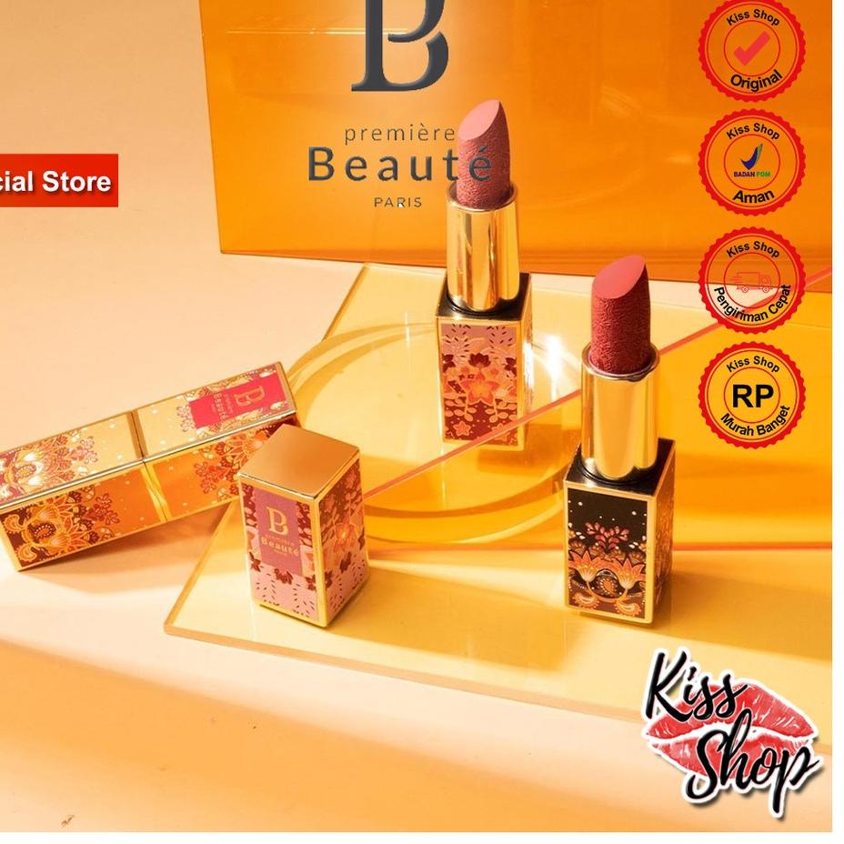 Big Sale - Lipstik Premiere Beaute Batik Long-lasting Matte Velvet Lipstik