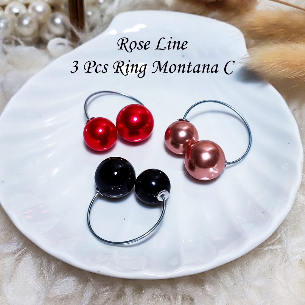 Isi 3 Pcs Ring Hijab Colorful Montana