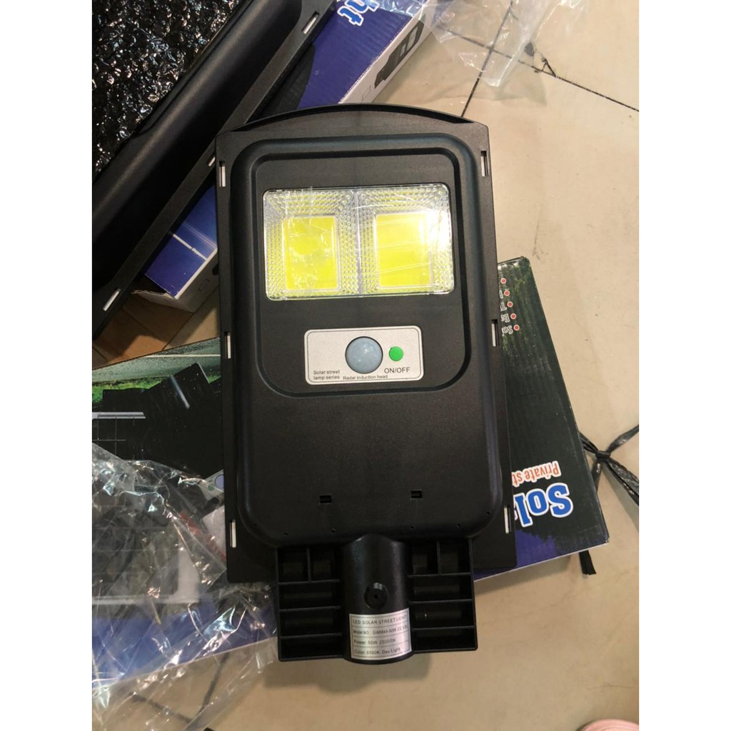 LAMPU JALAN LED 50Watt 50 Watt PJU Solar Cell Lampu Jalan 50w tenaga surya COB 50Watt
