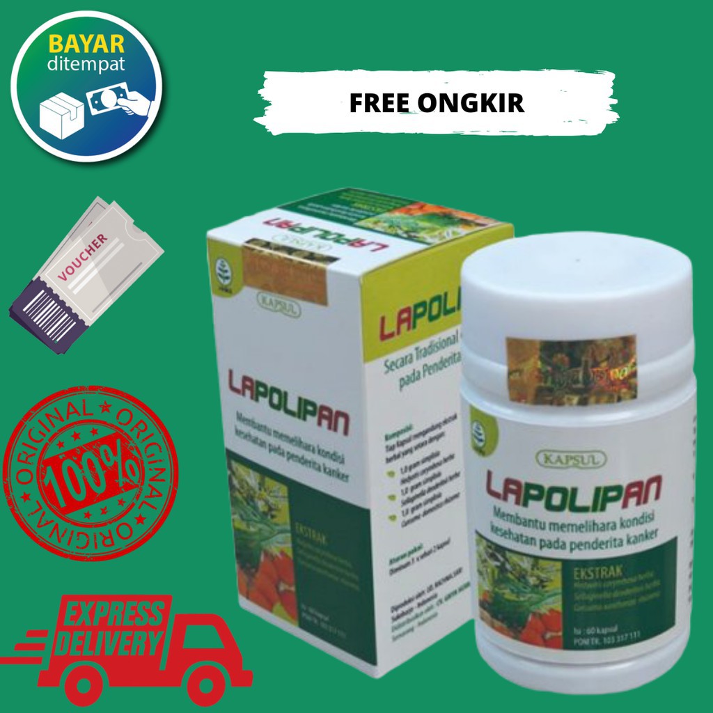 Kapsul Herbal Lapolipan Obat Herbal Alami untuk Polip dan Gejalanya ISI 60 KAPSUL | ORIGINAL