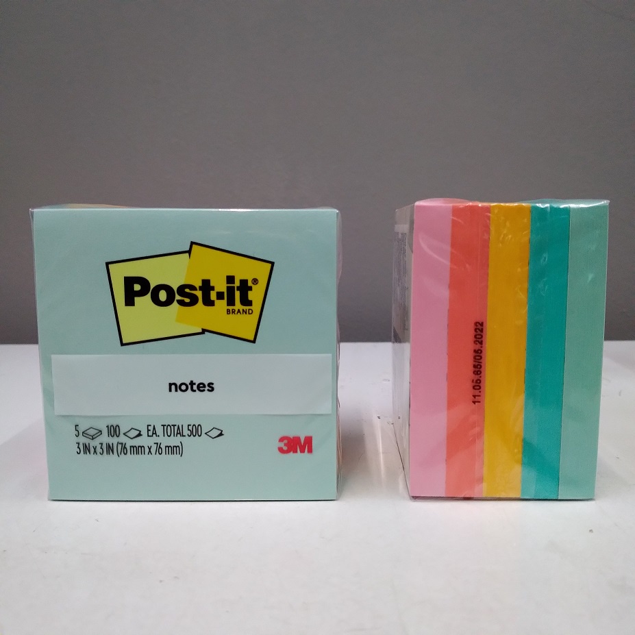 

HJK 3M Post It Super Sticky Notes 654-5AP 3 inch x 3 inch