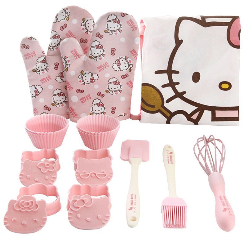 chefmade Hello Kitty Kids Baking set 8pcs KT7071 / set alat baking anak