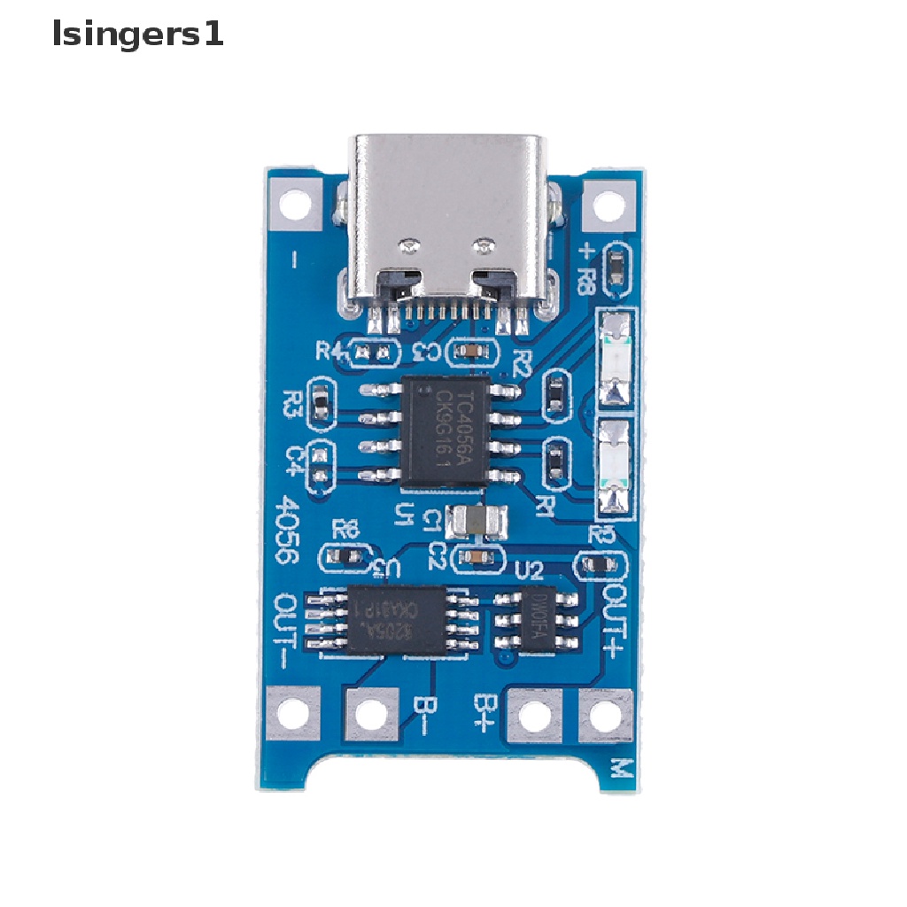 (lsingers1) Tp4056 Modul Pelindung Charger Baterai lithium 18650 5V 1A