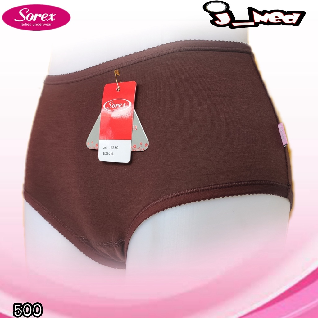 J500T ( ISI 3 PCS) Celana Dalam Wanita Sorex 1230 Ukuran M L XL XXL