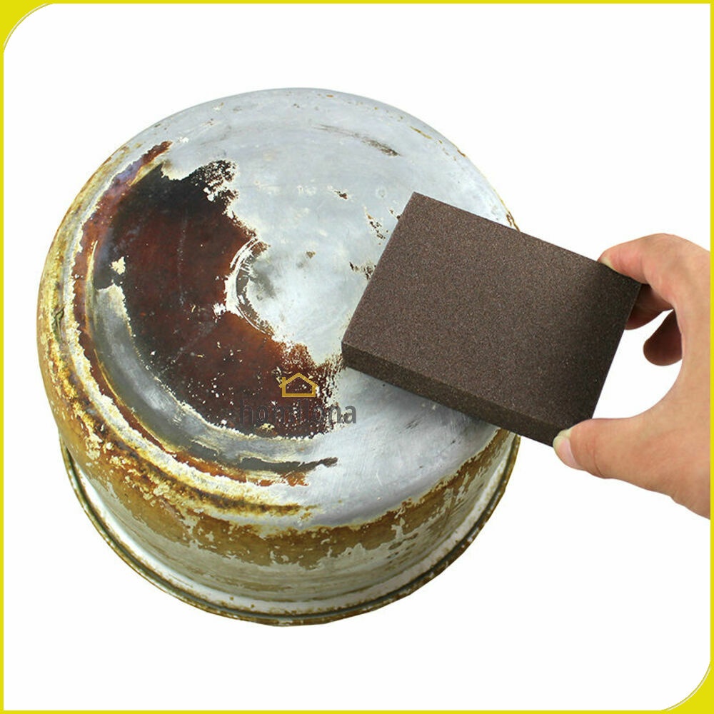 Nano Melamine Magic Sponge Pembersih Karat Besi - Aihogard CW62631 - Brown