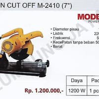 MESIN CUT OFF / POTONG BESI MODERN M 2410 ( 7" )