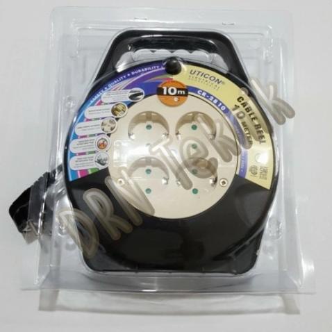 kabel roll UTICON 10m kabel sambung rol kabel UTICON stop kontak 10m
