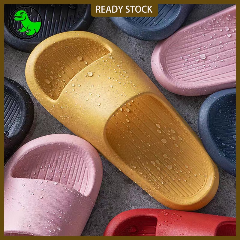 Sandal Bahan EVA Karet Polos Wanita Slip On Korean Style Murah Empuk Anti Selip Sendal Cewek Sendal Wanita