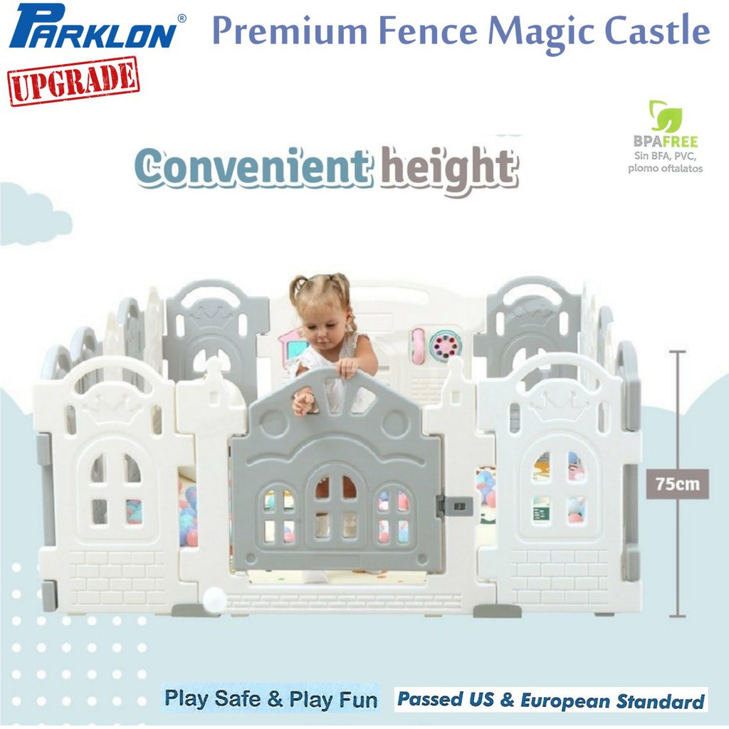 Parklon Fence Magic Castle 10+2 Pagar Bayi Premium Play yard playpen