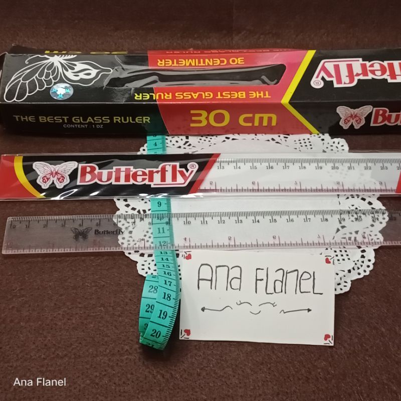 

Penggaris 30 cm Butterfly