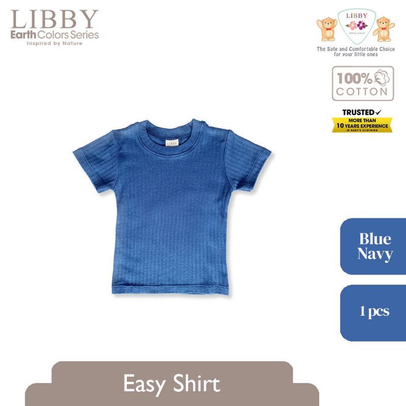 Libby baby NEW Earth Series Easy Shirt kaos anak tshirt anak libby 9 bulan - 6 tahun