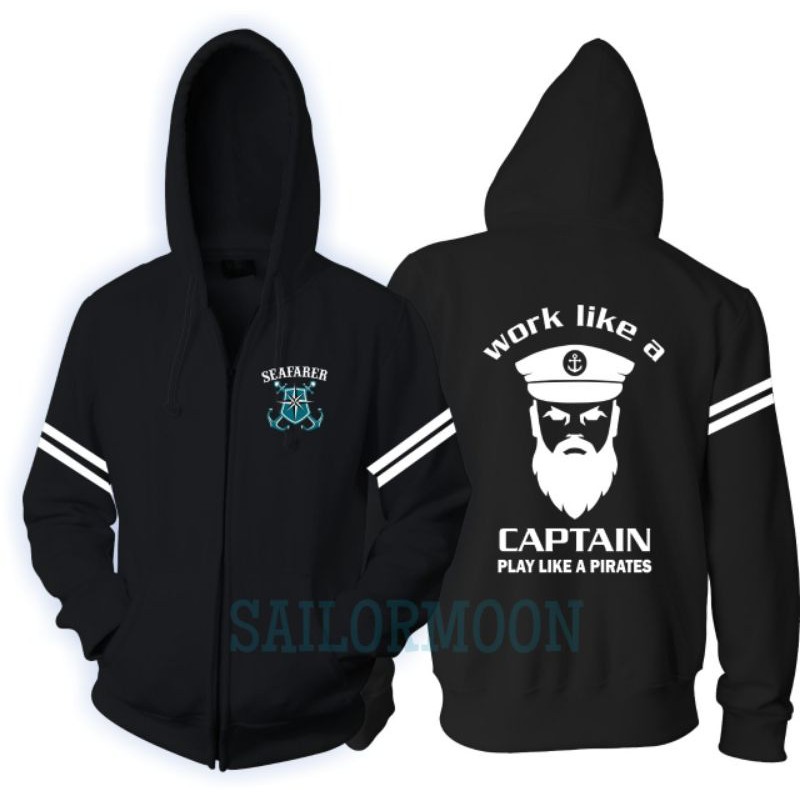 JAKET PELAUT BEBAS DESIGN JAKET SABLON CUSTOM JAKET MARINE JAKET PELAYARAN JAKET JANGKAR JAKET HODIE