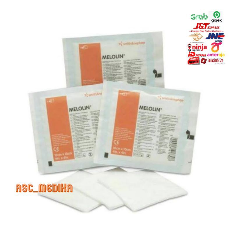 Melolin 10cm x 10cm / Kasa Steril / Kasa Perban Luka