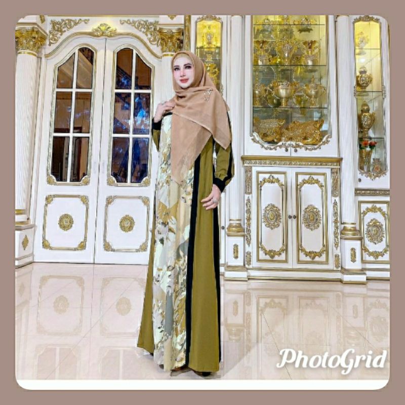 shireen by mieux abaya wanita murah/abaya jetblack/gamis dress