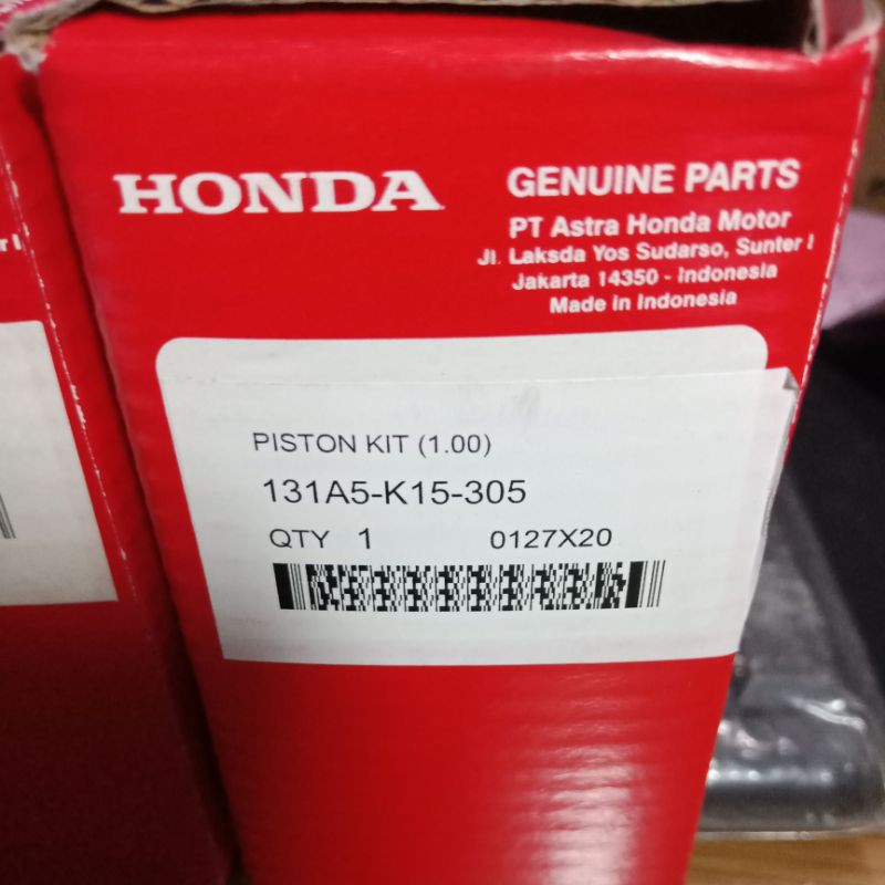 PISTON RING SEHER KIT SET K15 CB CBR 150 R STREETFIRE OLD LAMA OS SIZE STANDAR STD 50 100 ORIGINAL ORI ASLI HONDA AHM-100/1.00