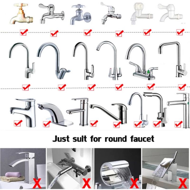 Sambungan Keran Cuci Piring Shower Flexibel  - Water Faucet Wastafel Kran