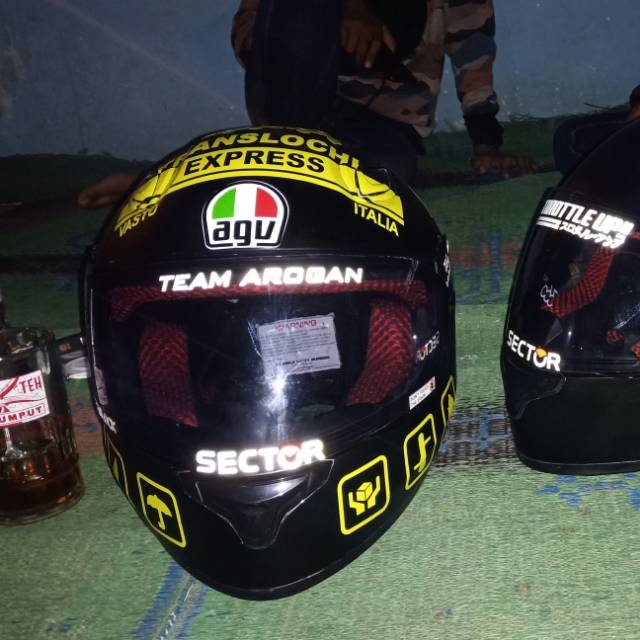 Sticker Cutting AGV Iannone full set murah