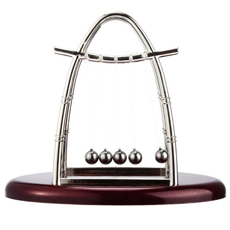 Balance Ball Pajangan Meja Pendulum Newton Model Arched - ZY02