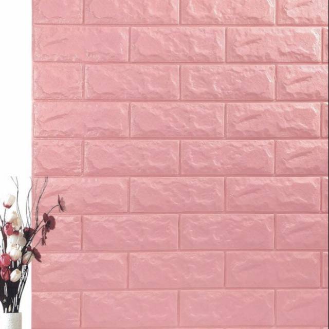 Wallpaper Foam dinding bata  3D