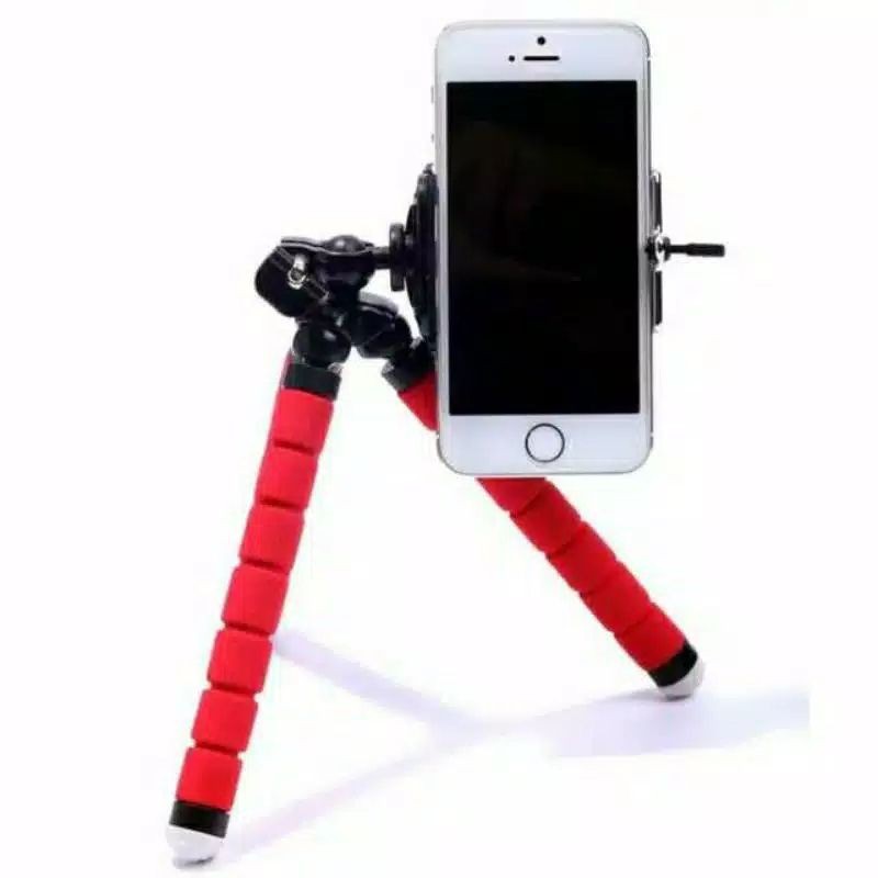 Medan Termurah Best seller Flexibel + Holder U Stand Tripod Mini Spider Hp