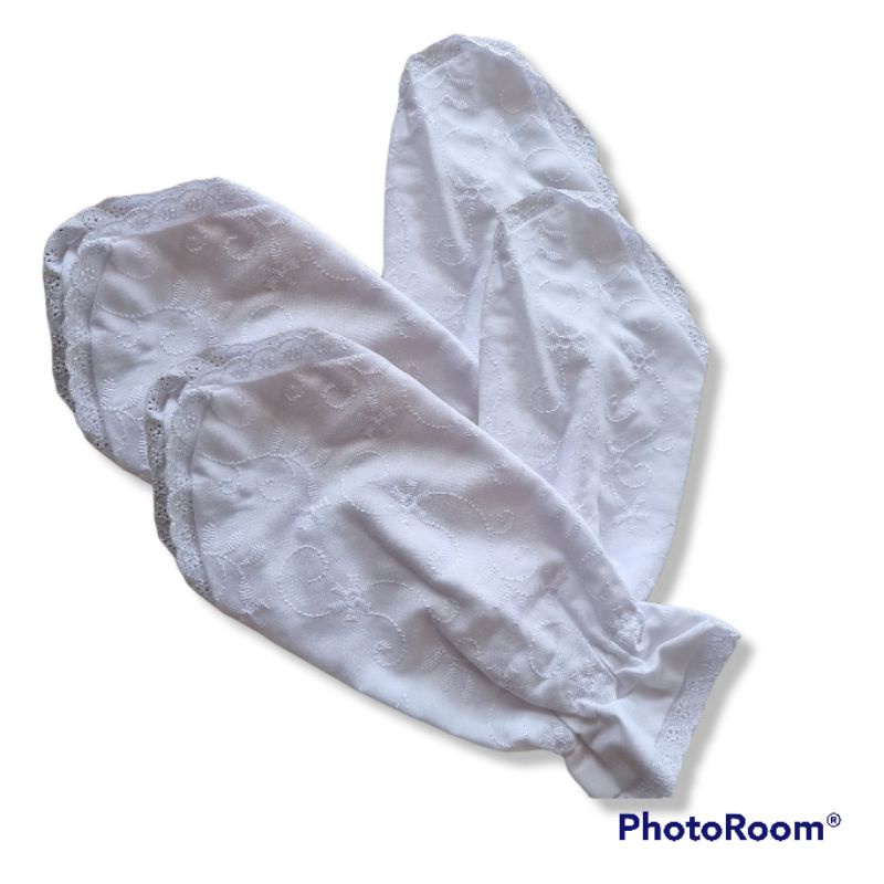 SARUNG TANGAN UMROH KATUN PARIS RENDA//SARUNG TANGAN SHOLAT// SARUNG TANGAN MUSLIMAH