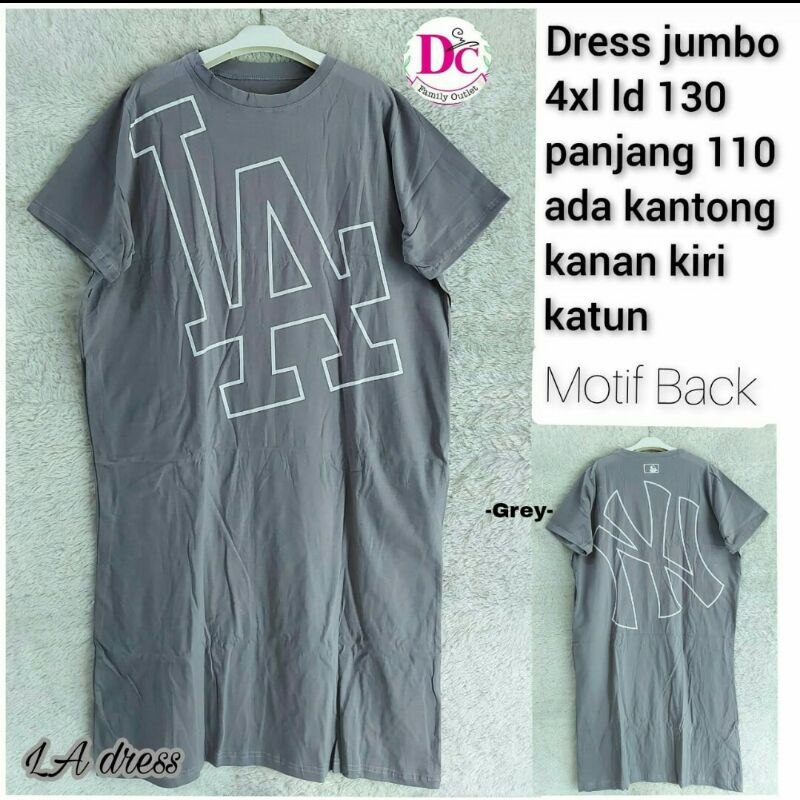 Kaos Dress Jumbo Homeydress