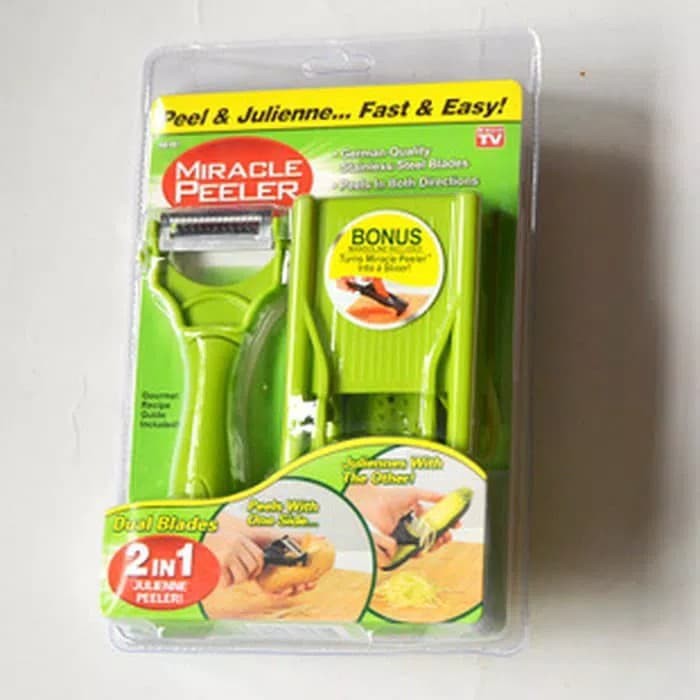 Miracle Peeler ( Parutan Sayur 2 In 1 )