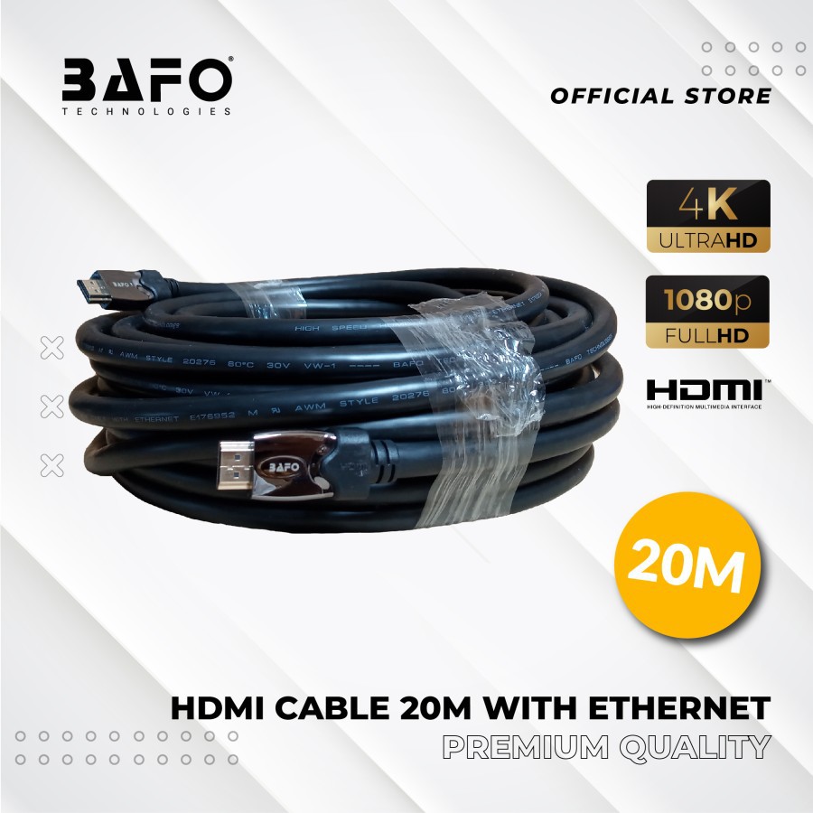 Kabel HDMI 20 Meter BAFO