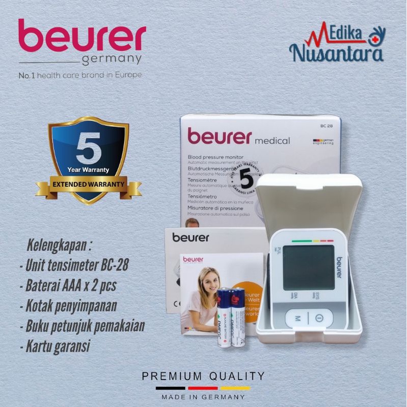 Tensi Digital Beurer BC28 Tensimeter Digital Original Beurer BC 28 Garansi Resmi 5 Tahun