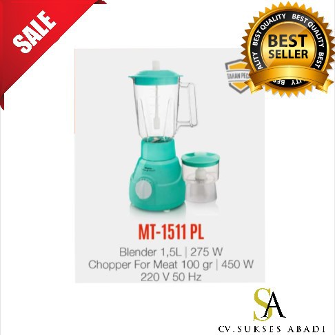 MASPION BLENDER PLASTIK MT-1511PL TERMURAH SURABAYA